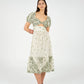 Master Green Paisley-Style Print Maxi Dress