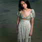 Master Green Paisley-Style Print Maxi Dress