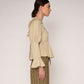 Chambre Beige Ruffle Blouse