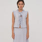 Lumora Blue Broderie Vest