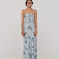 Blue Flower Print Dream Dress