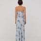 Blue Flower Print Dream Dress