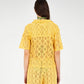 Dexter Yellow Crochet Shirt