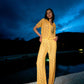 Dexter Yellow Crochet Shirt
