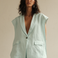 Blazer Vest Sera in Linen