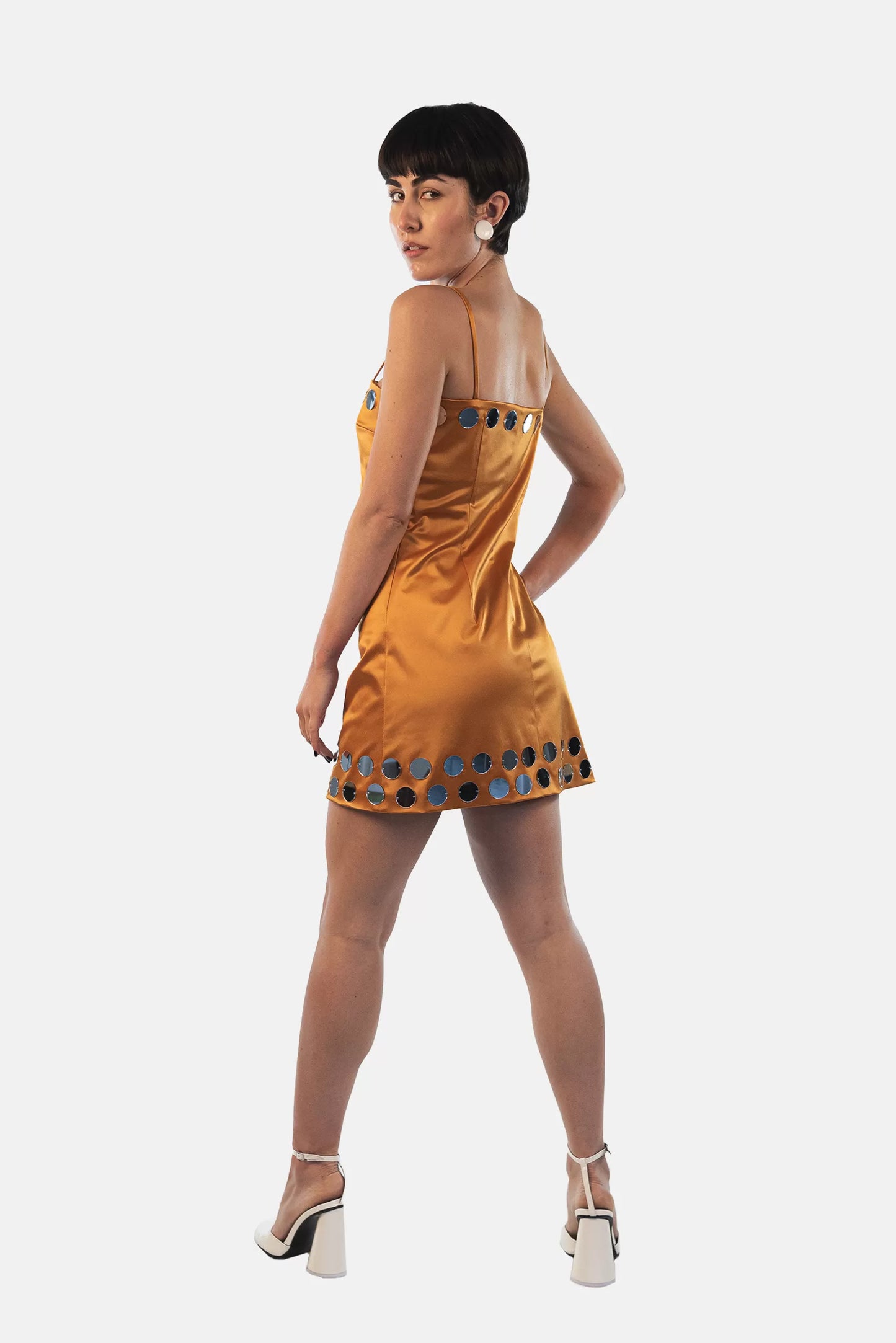 Mini Dress Olivia in Apricot