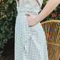 Olive Green Vichy Skirt
