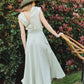 Olive Green Vichy Skirt