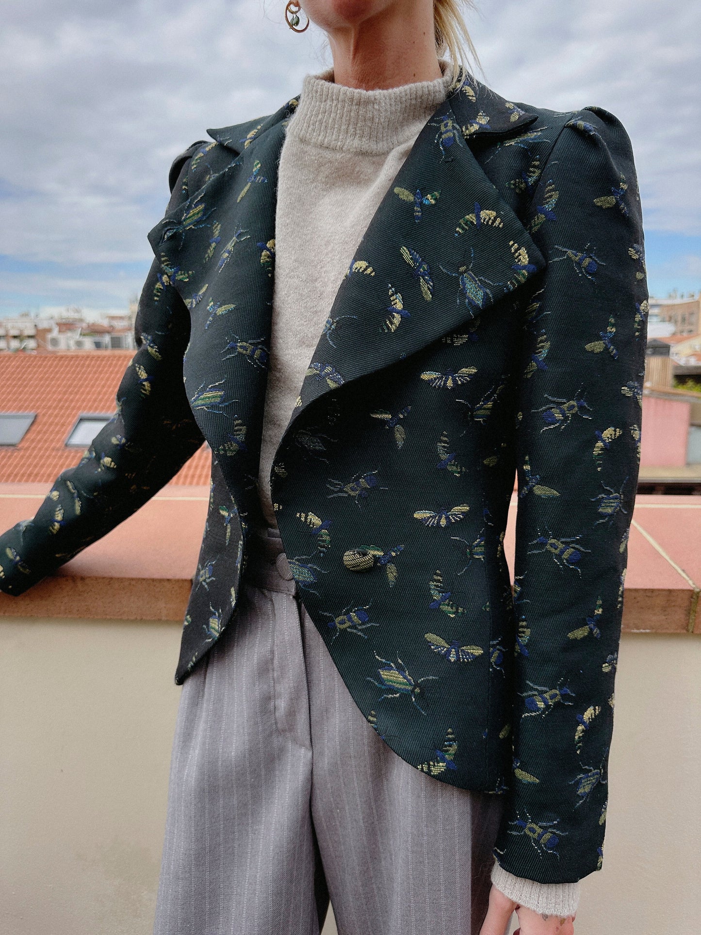 Insect Print Jacket