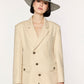 Gianza Off-White Wool Blazer