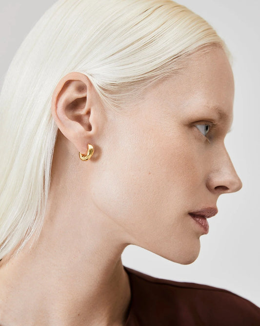 The Huggie Earrings - Gold