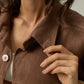 Rise Linen Shirt | Affogato Brown