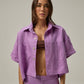 Rise Linen Shirt | Grape Purple