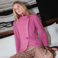 Contrast Pink Wool Jacket