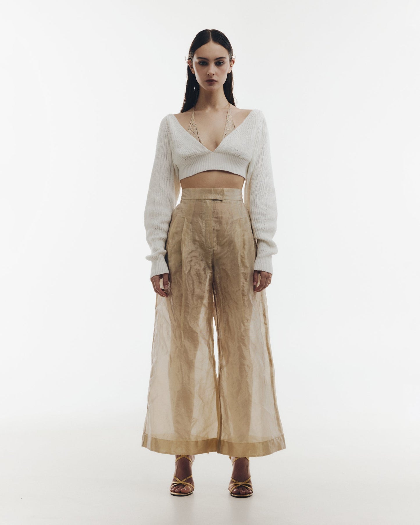 Oro organza pants