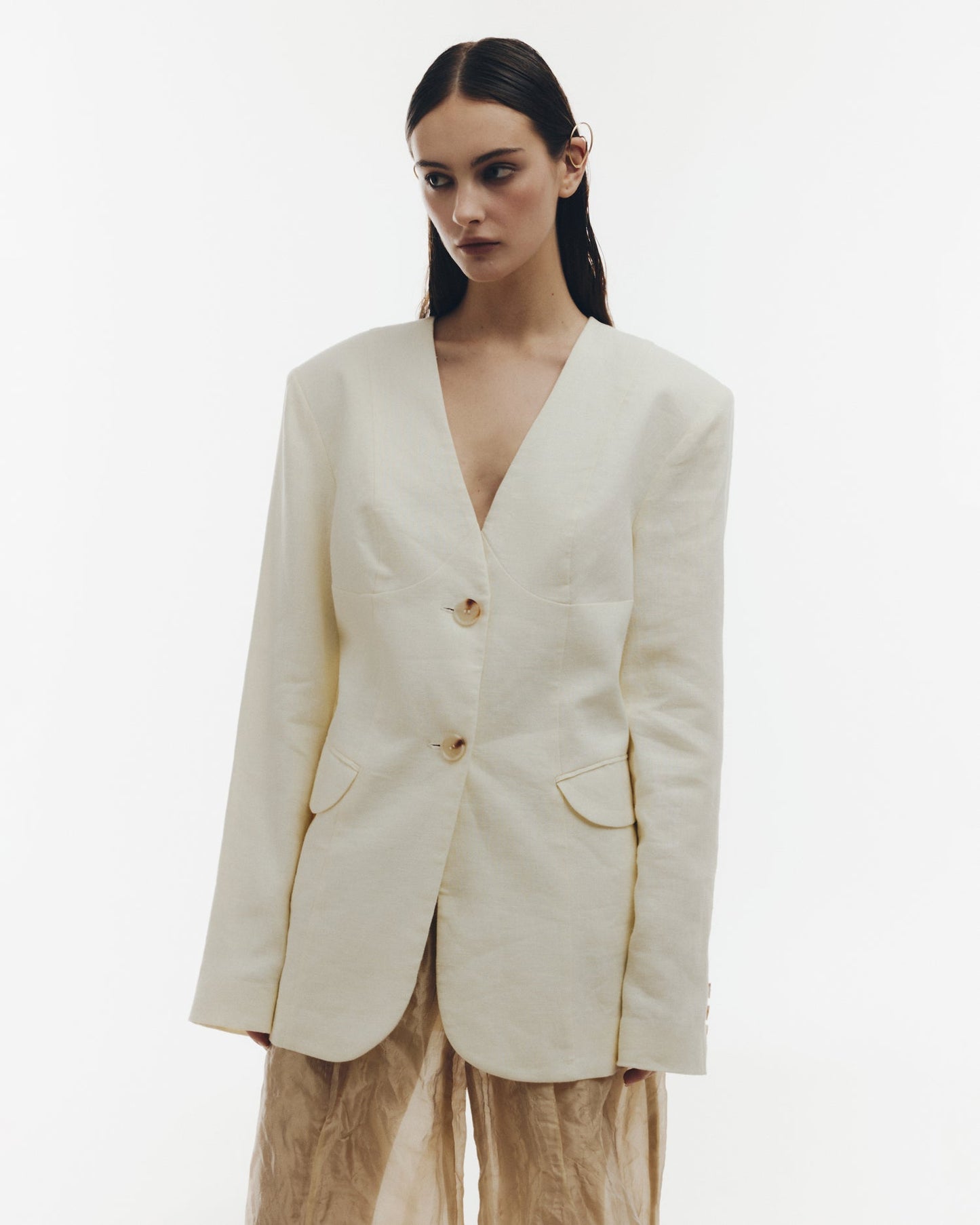 Hanami linen jacket