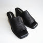 Libra Mule Sandals - Black