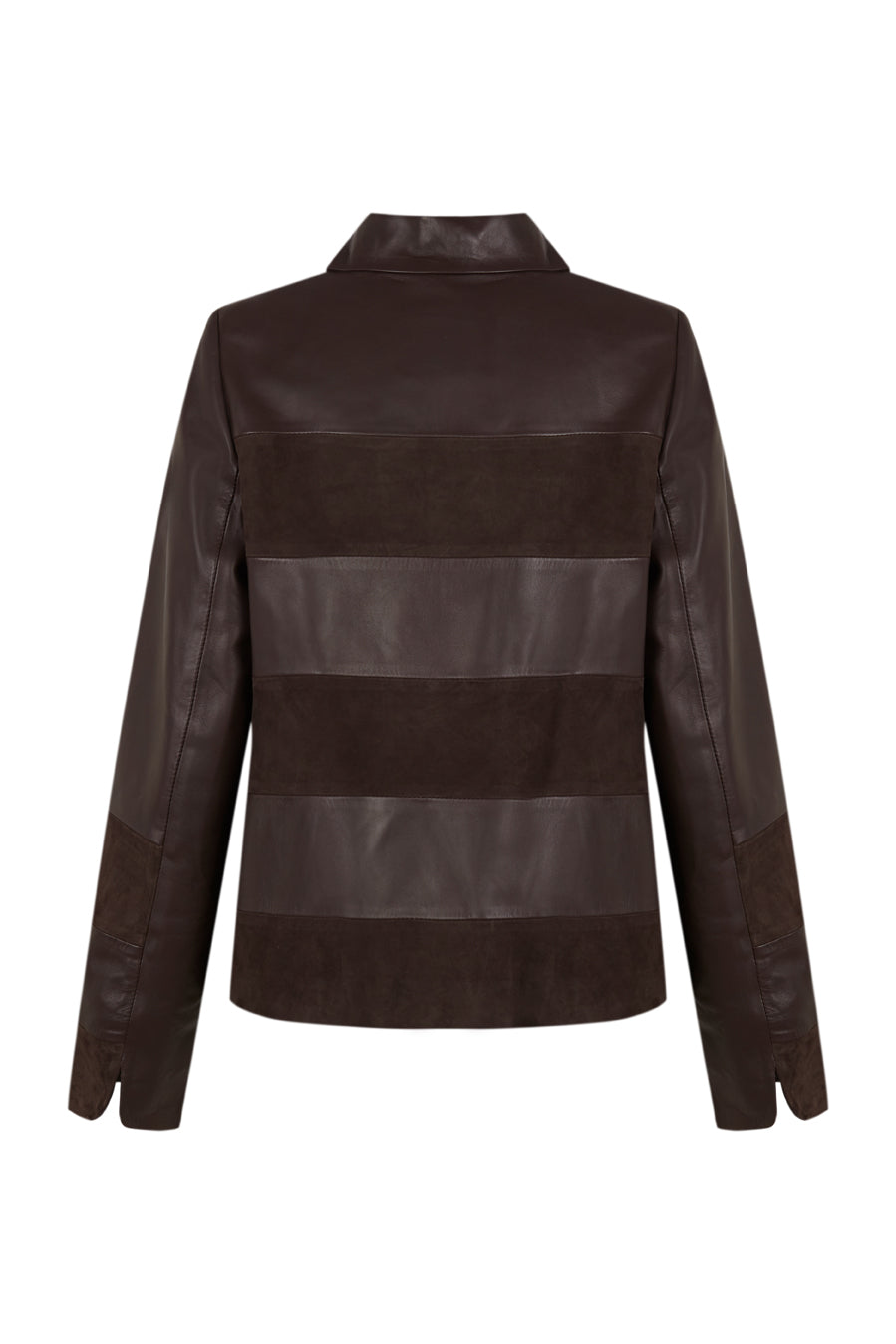 Limited Edition Dark Chocolate leather and suede jacket