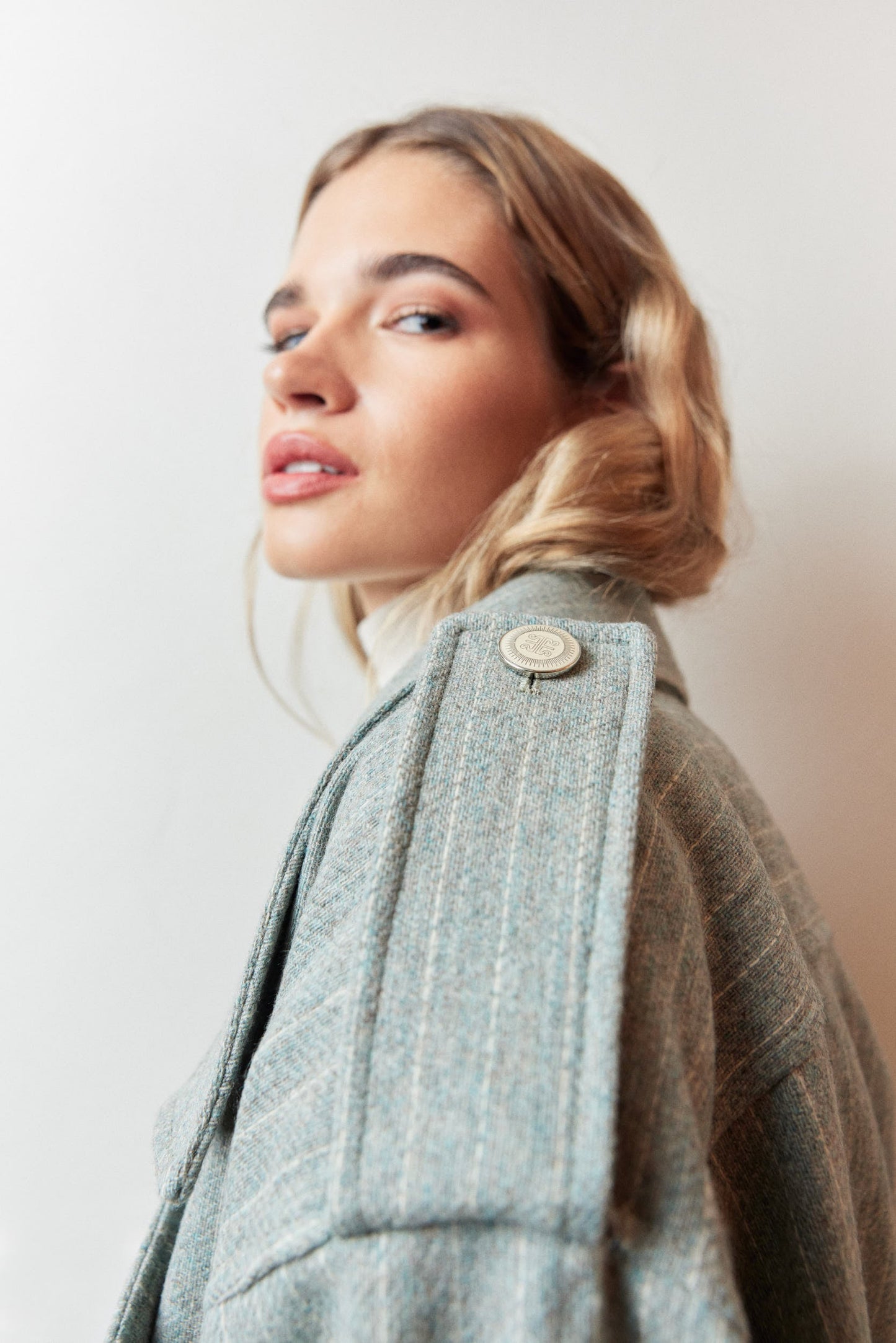 Mint Wool Coat