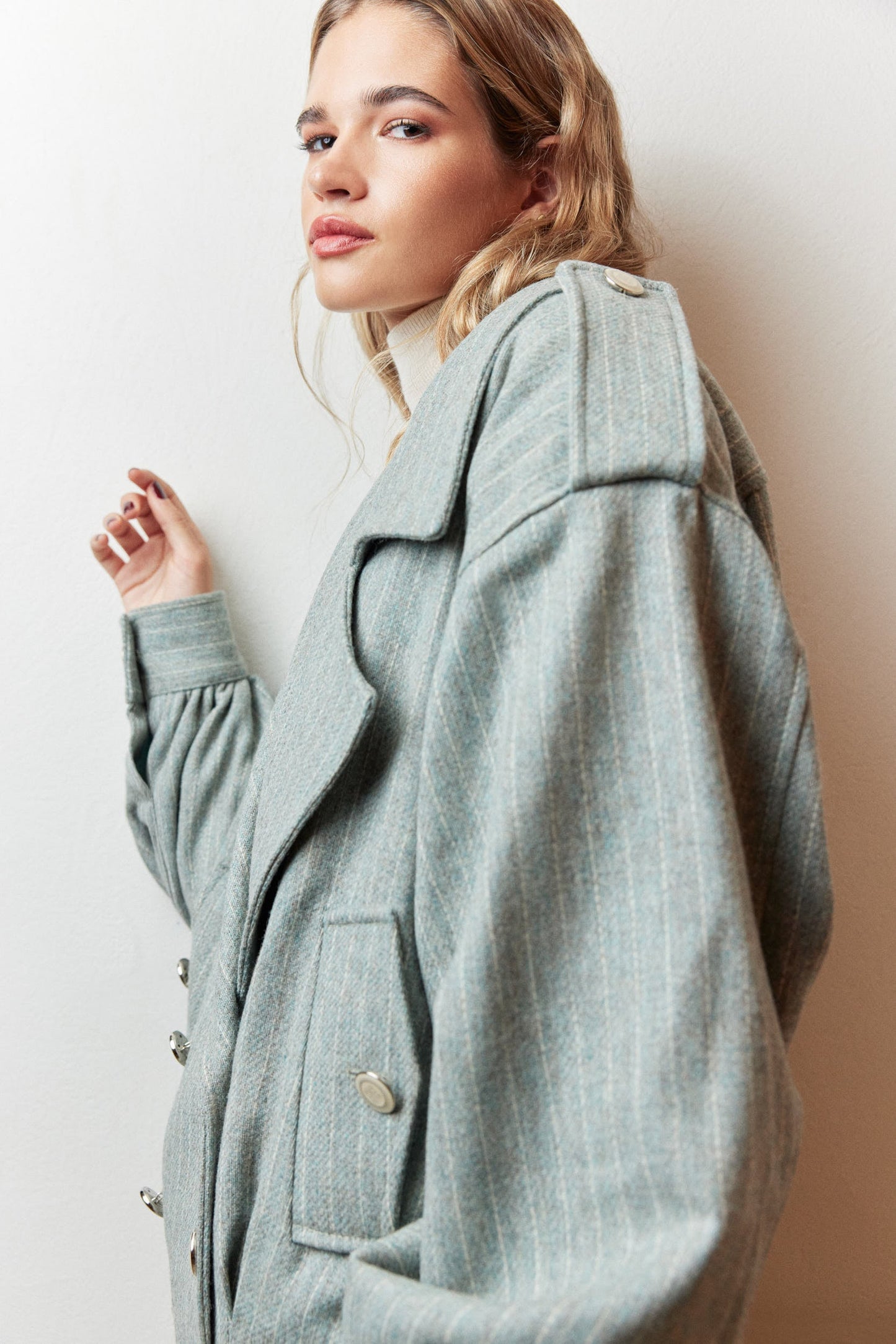 Mint Wool Coat