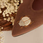 Vegan Bugs Embroidery Ballet Flats