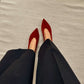 Lava velvet coconut Ballerinas