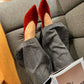 Lava velvet coconut Ballerinas