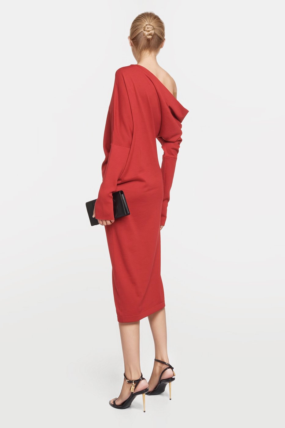 jade midi dress Ash Jade Round Neck Pocket Midi Dress