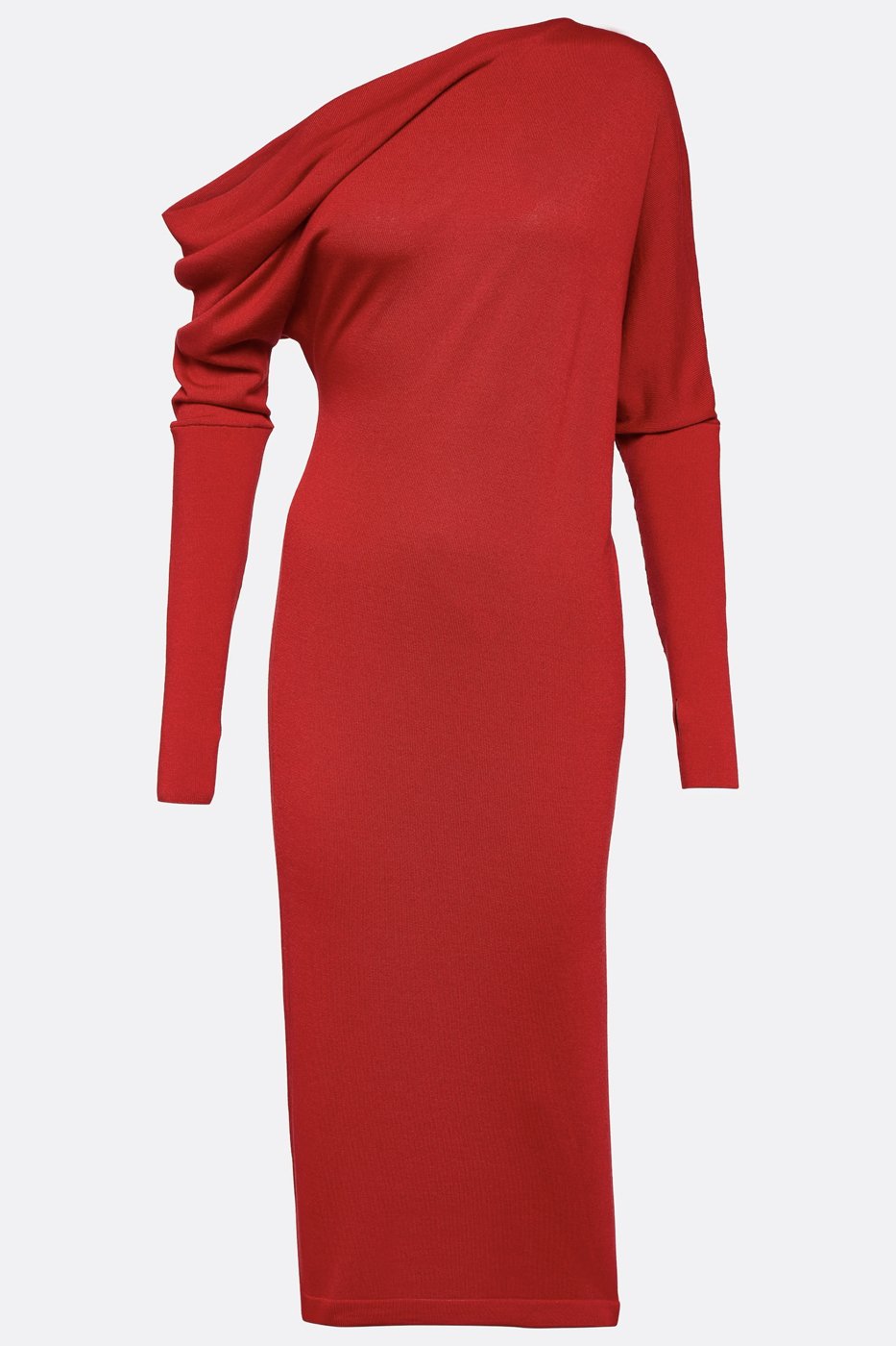 red off the shoulder dress midi Miss Circle Xavy Crimson Off-Shoulder Corset Midi Dress XXS
