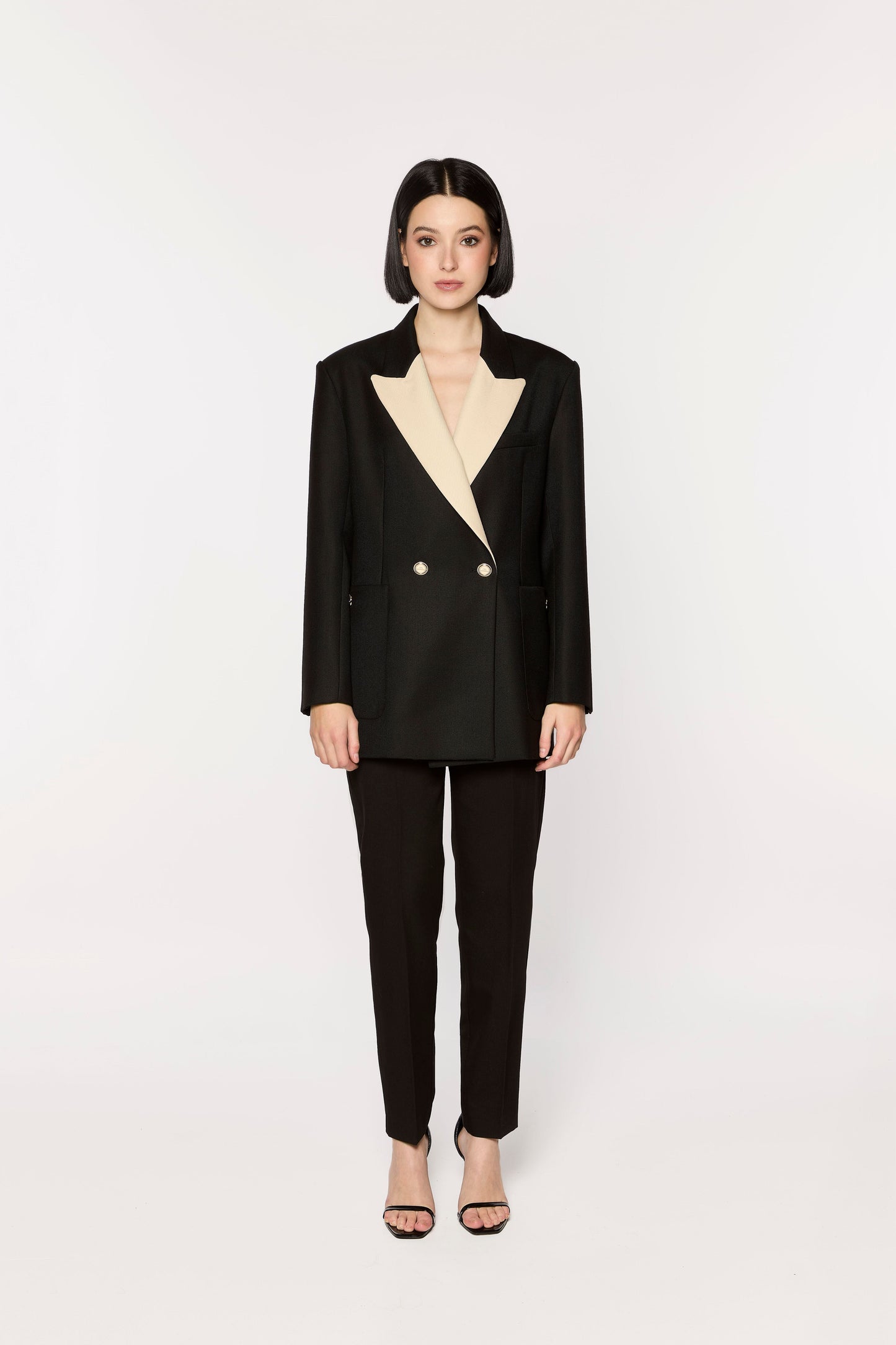 Riganti Black Wool Blazer