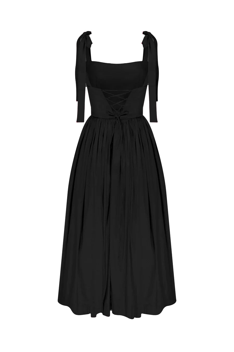 Sibby Midi Dress in Noire