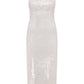 Miles Sequin Dress in Cloud Cream