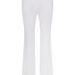 Arced Crepe Trousers in Blanche