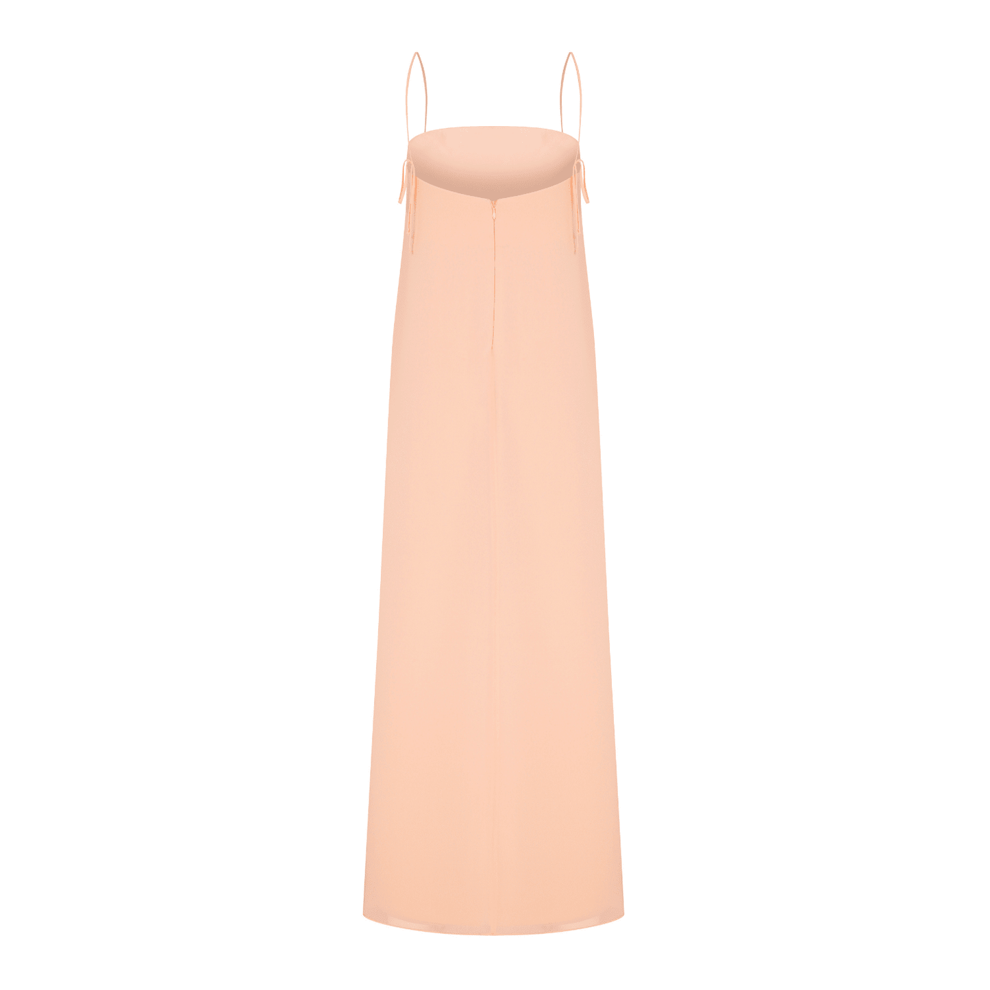 Aella Long Dress in Apricot Cream Maxi Dress Nazli Ceren 