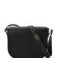 Black leather flap shoulder bag Handbags Leandra 