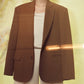 Boxy Blazer in Burnt Green Coats & Jackets Nazli Ceren 