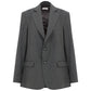 Boxy Blazer in Grey Coats & Jackets Nazli Ceren 