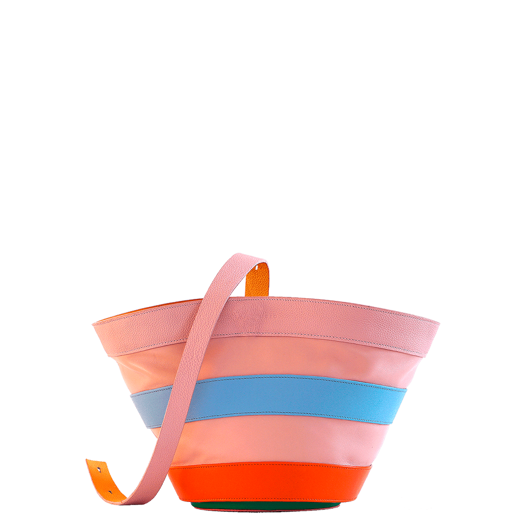 Bucket Bag - Pink Handbags Lidia Muro 