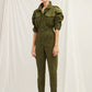 Dorothy Cotton Jumpsuit in Green Nazli Ceren 