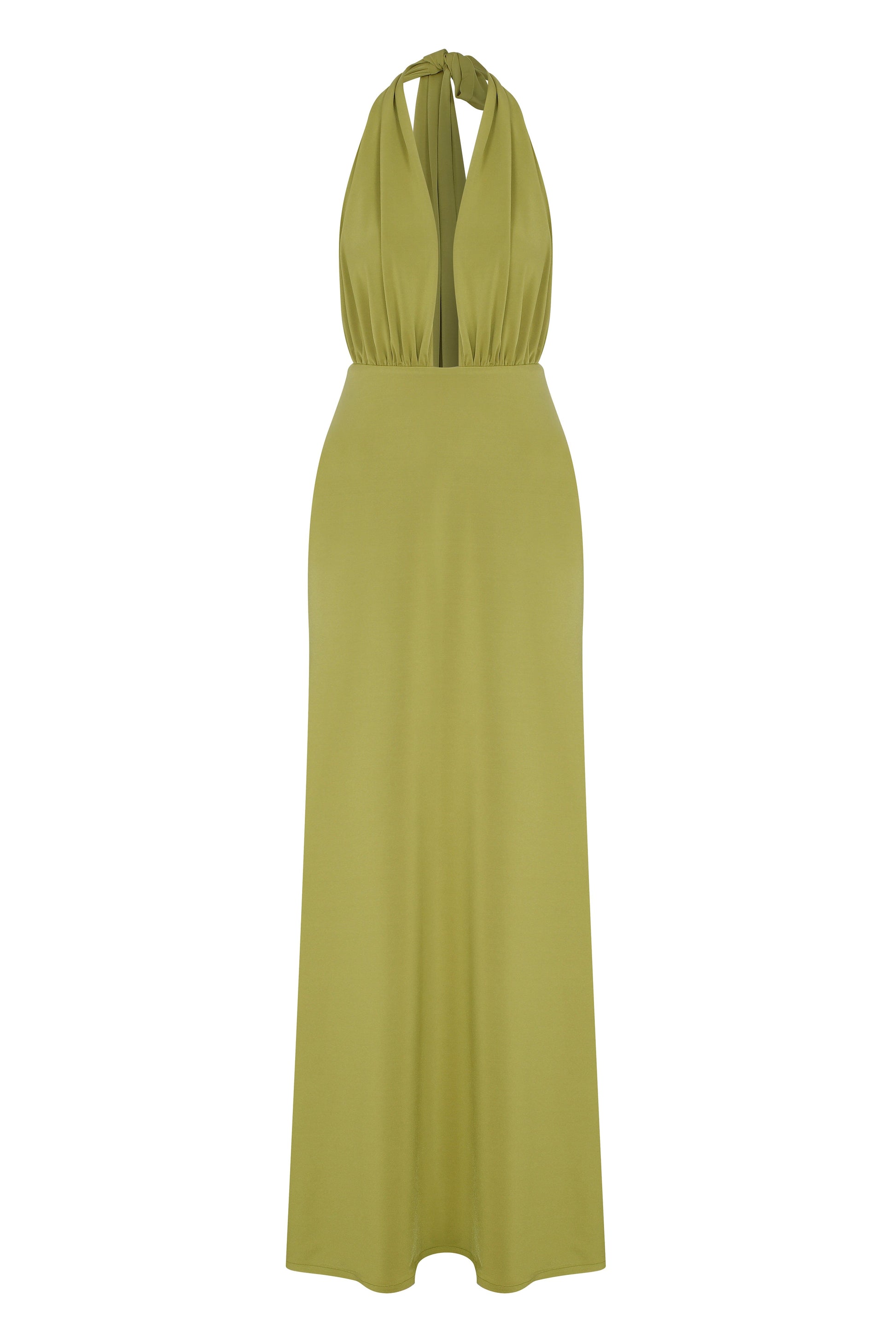 shine jersey long dress Shimmer Jersey Dress With Deep V Neck 48094