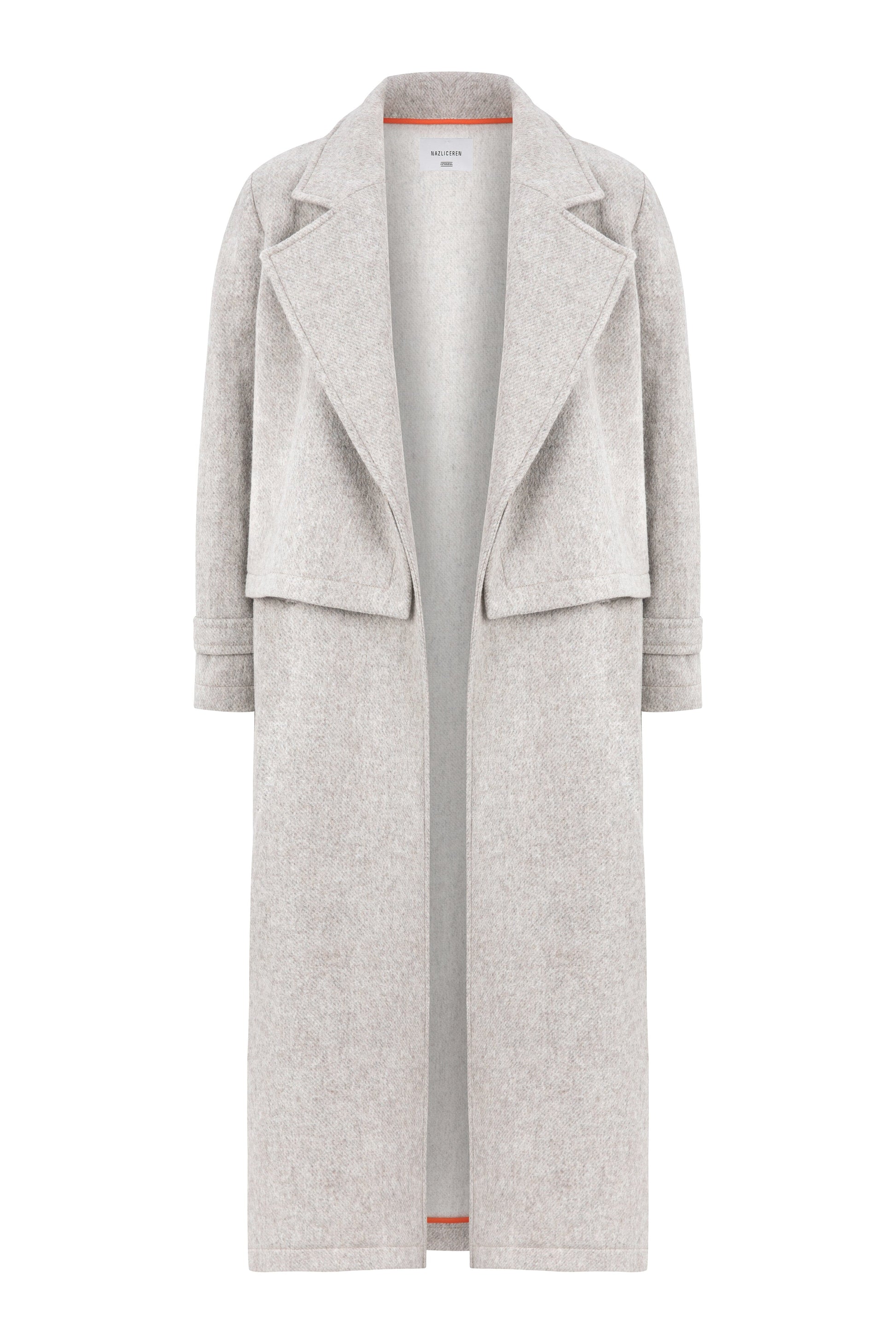 Isha Wool Blend Long Coat Nazli Ceren 