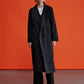 Isha Wool Coat In Dark Grey Coats & Jackets Nazli Ceren 