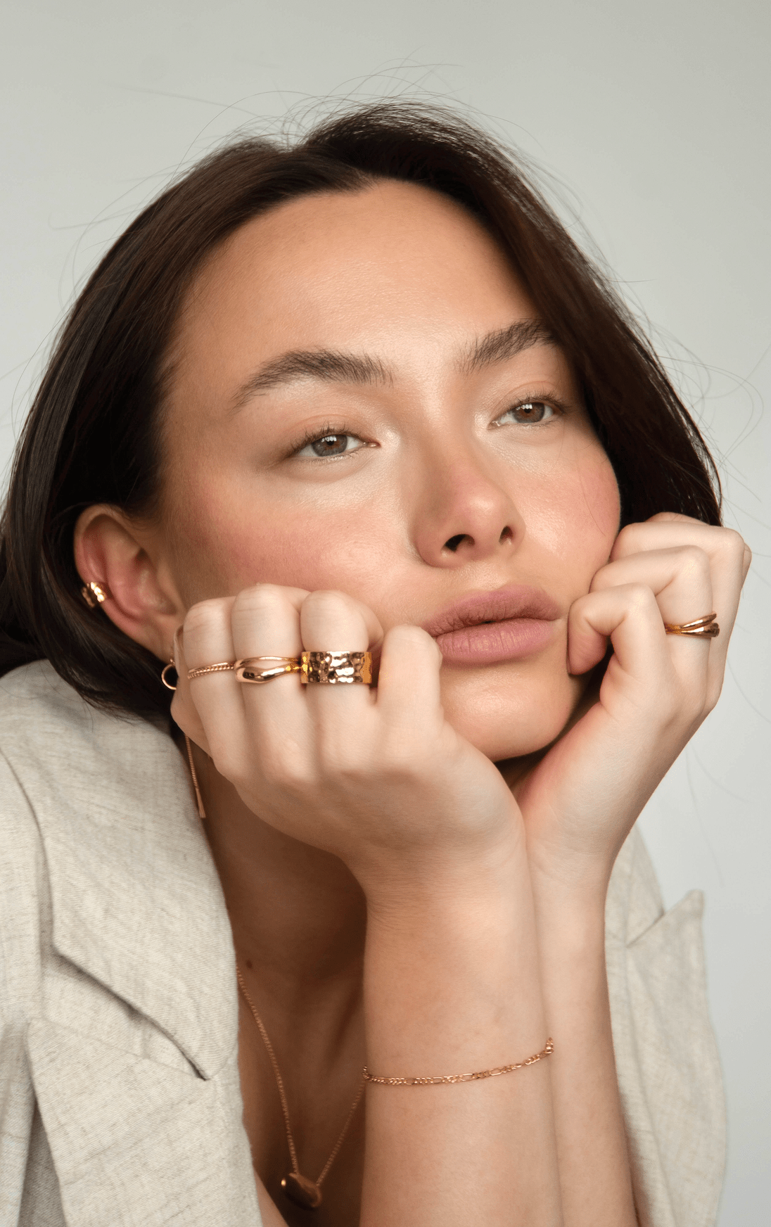 Kenji Ring Gold Plated Rings Majime 