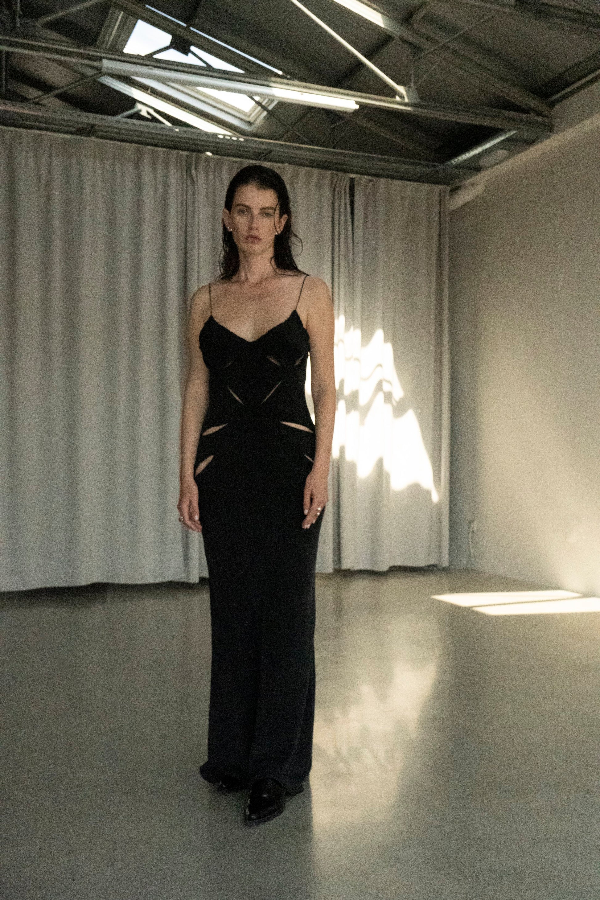 Kakhovka Pure Silk Cut out Dress LabelRow Kakhovka Pure Silk Cut out Dress LabelRow