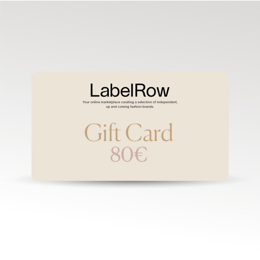 LabelRow Gift Card - 80 EUR Gift Card LabelRow 