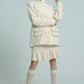 Light Weight Cotton Knit High Waist Skirt with Ruffled Hem Sand Skirt Relax Baby Be Cool 