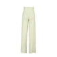 Light Weight Cotton Knit Long Wide Trousers Green Trousers Women Relax Baby Be Cool 