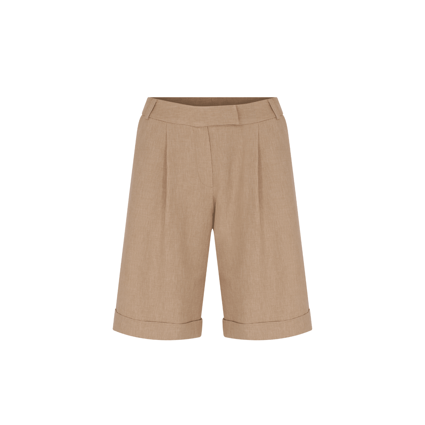 Marde Shorts in Almond Buff Shorts Nazli Ceren 