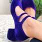 Montmartre Violet Heels Ballerinas Momoc Shoes 