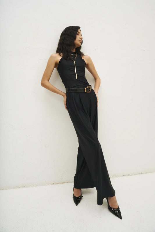 Olaya Wide Leg Trousers Wide Leg Pants 710 Studio 